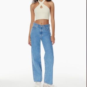 Sunday Best Juniper Jeans - Aritzia (colour pale pretty blue)